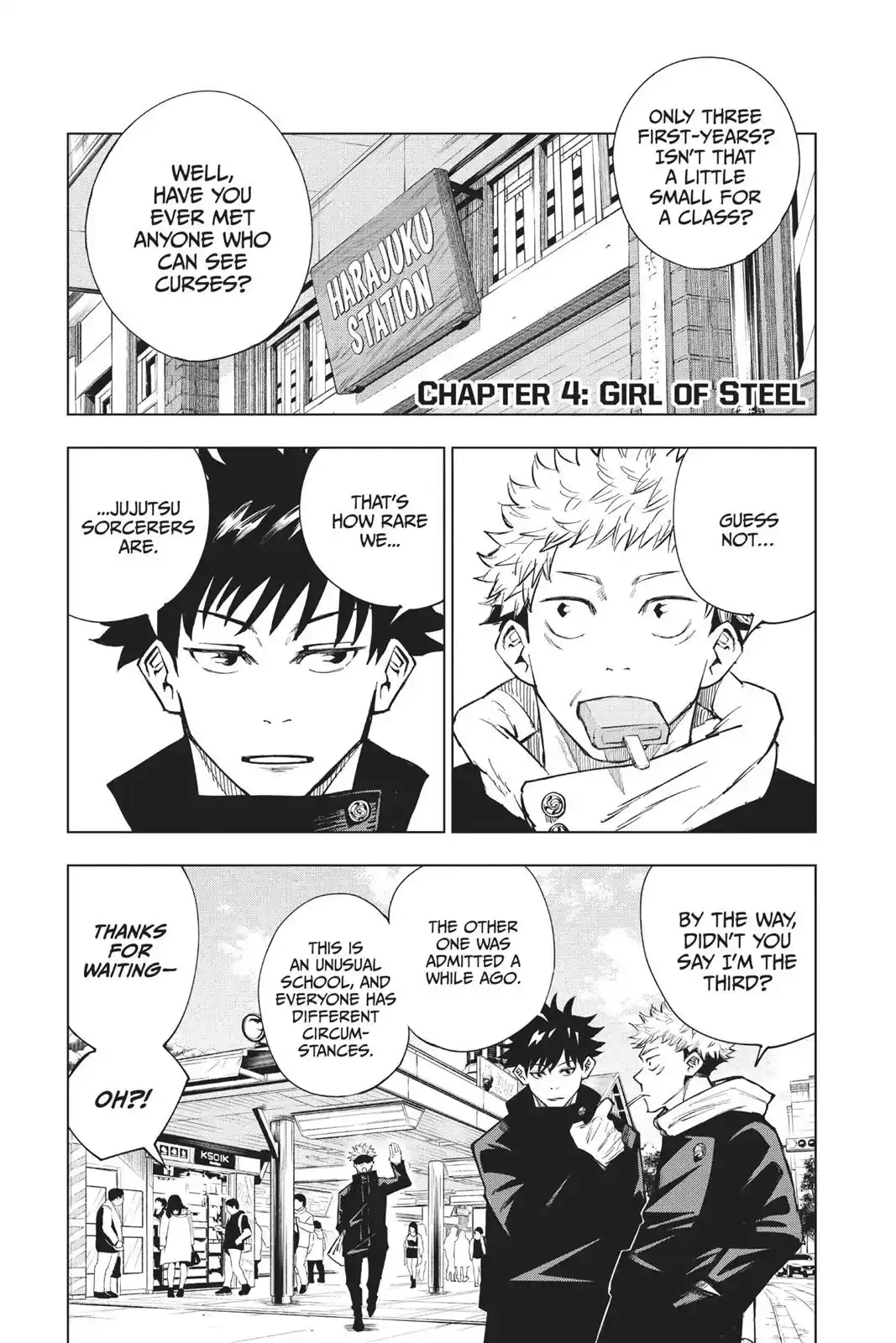 Read Jujutsu Kaisen Chapter 4