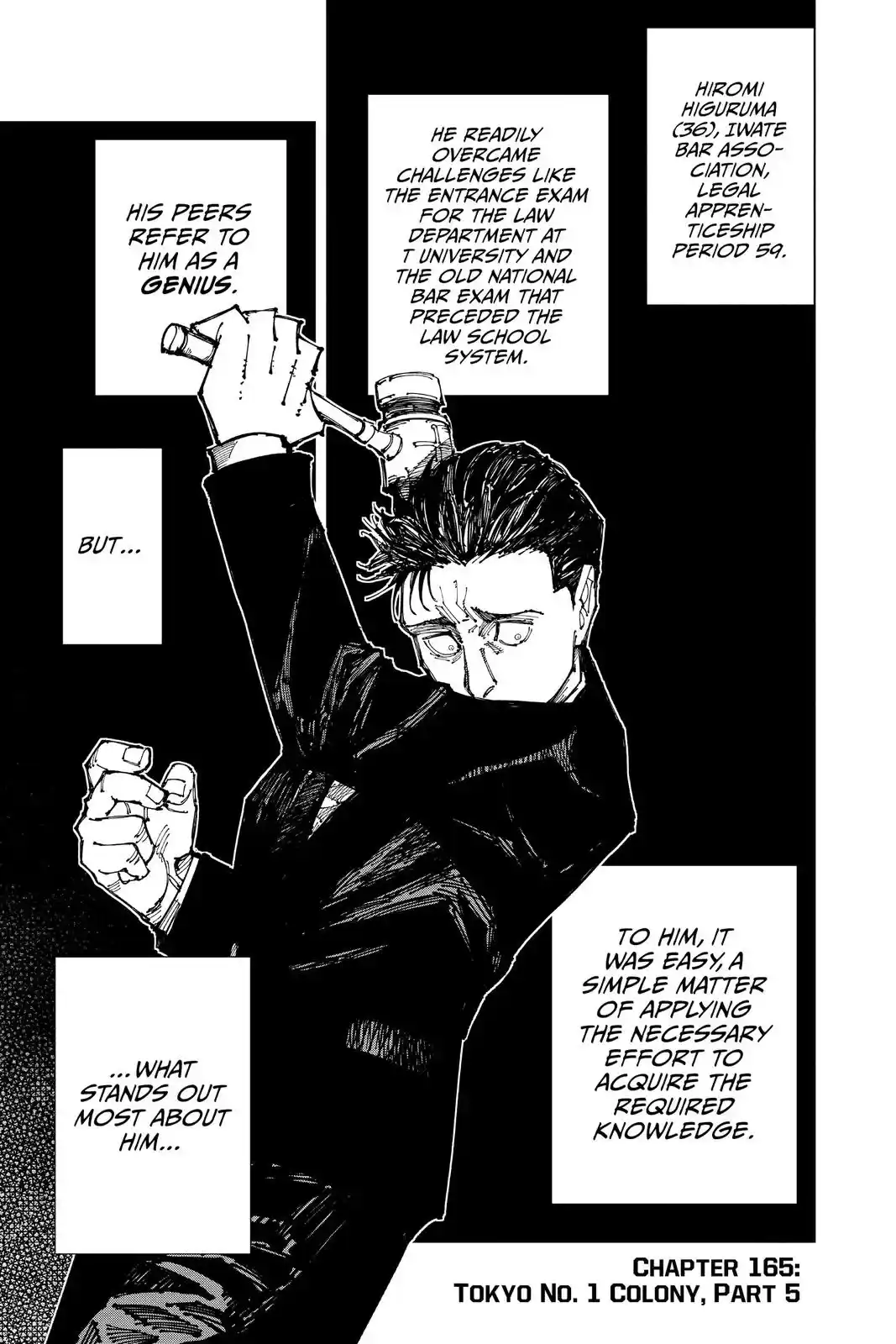 Read Jujutsu Kaisen Chapter 165