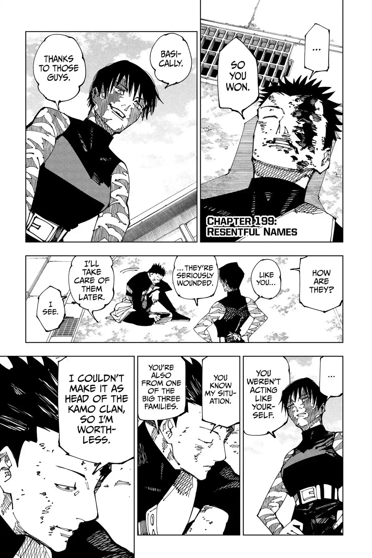 Read Jujutsu Kaisen Chapter 199