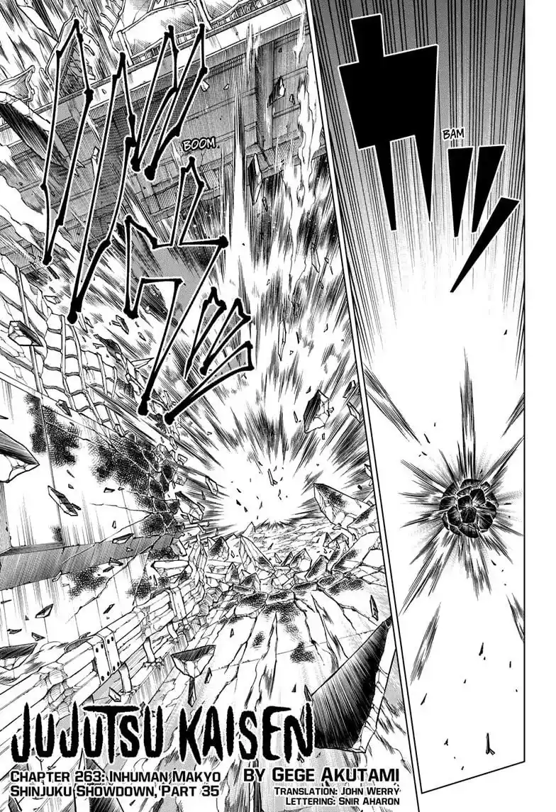 Read Jujutsu Kaisen Chapter 263