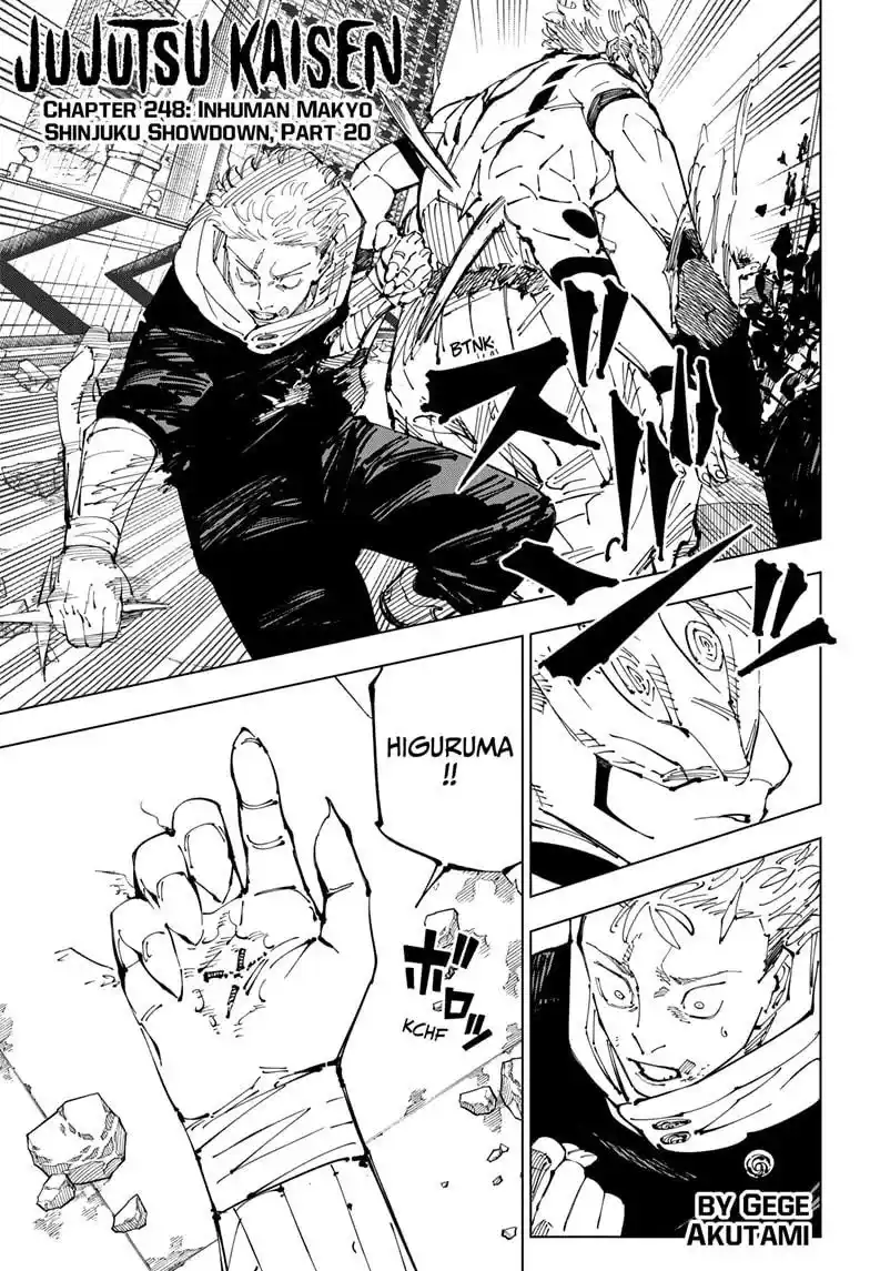 Read Jujutsu Kaisen Chapter 248