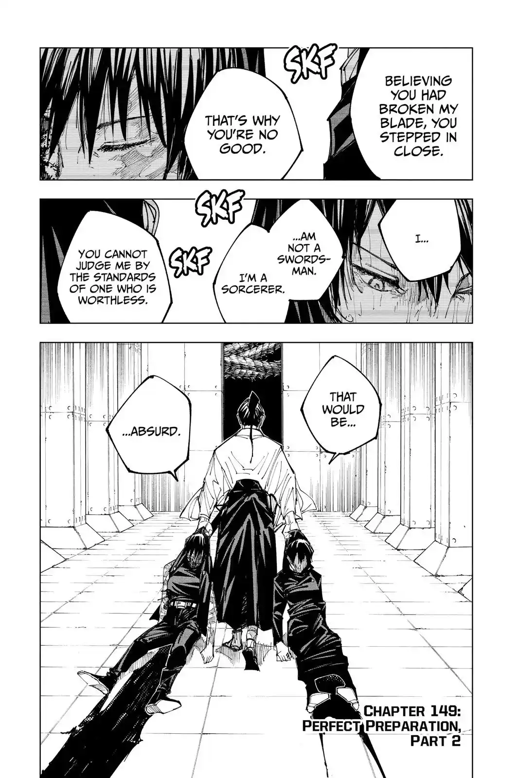 Read Jujutsu Kaisen Chapter 149