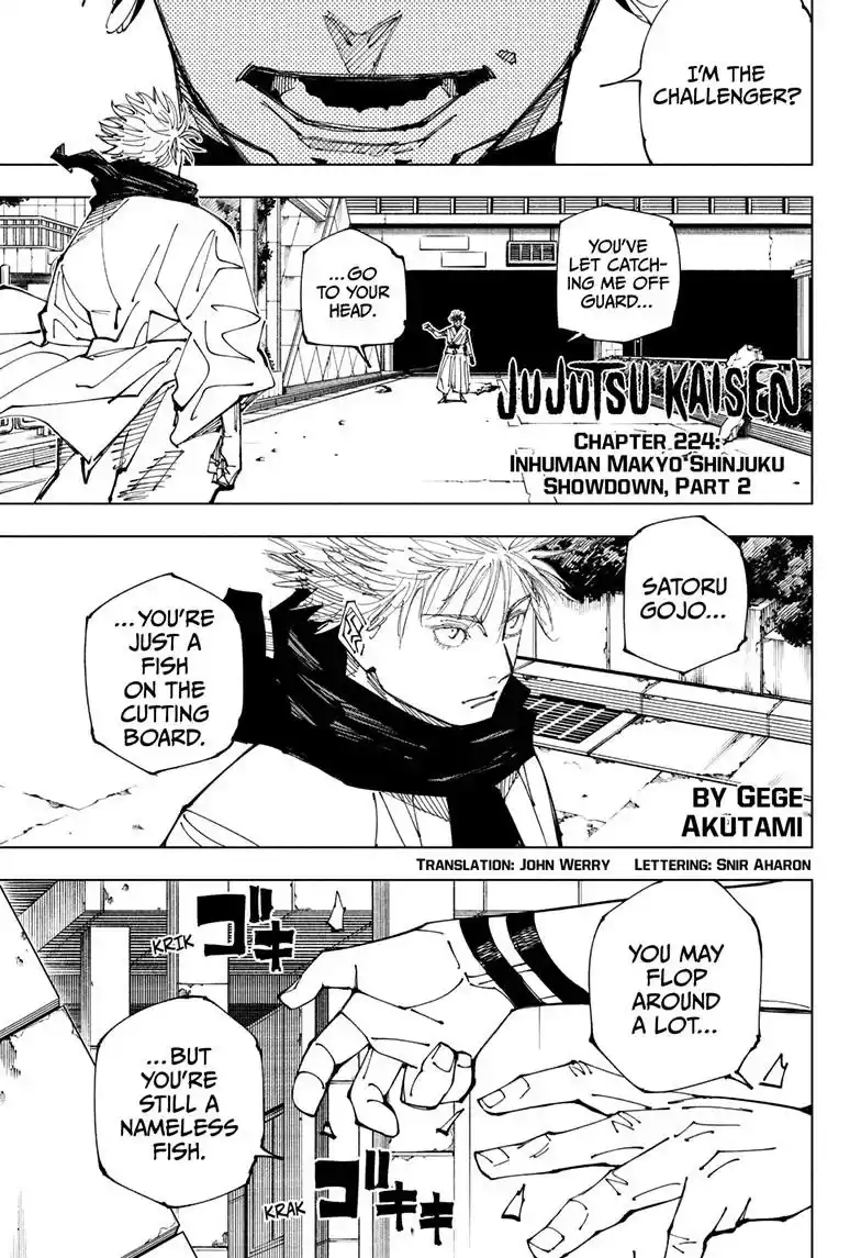 Read Jujutsu Kaisen Chapter 224