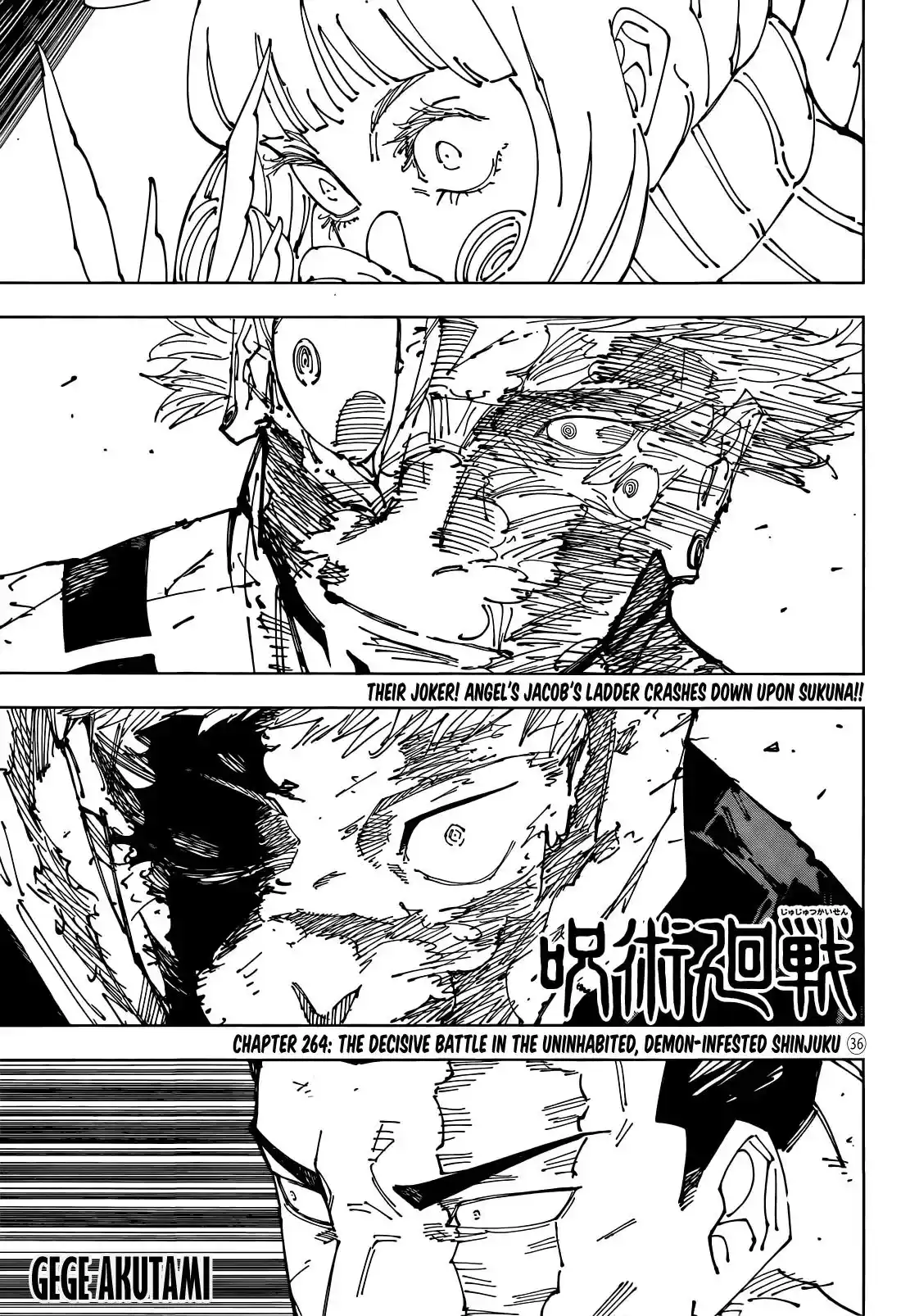 Read Jujutsu Kaisen Chapter 264