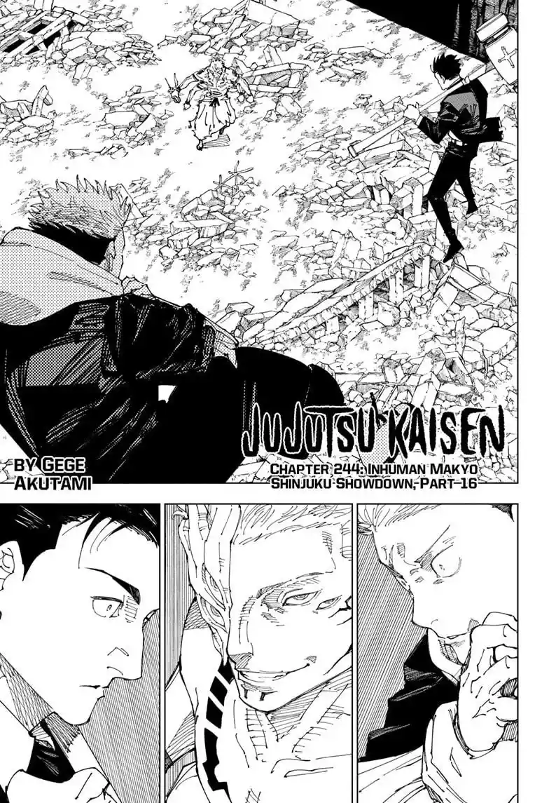 Read Jujutsu Kaisen Chapter 244