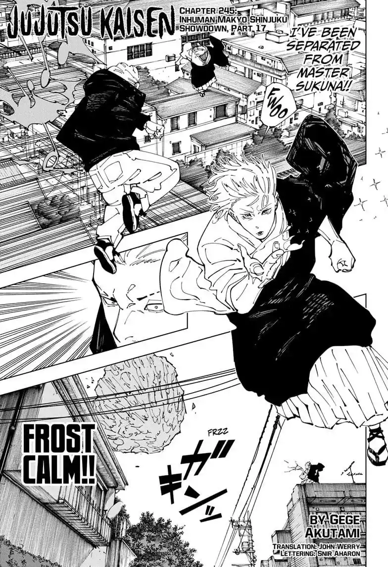 Read Jujutsu Kaisen Chapter 245