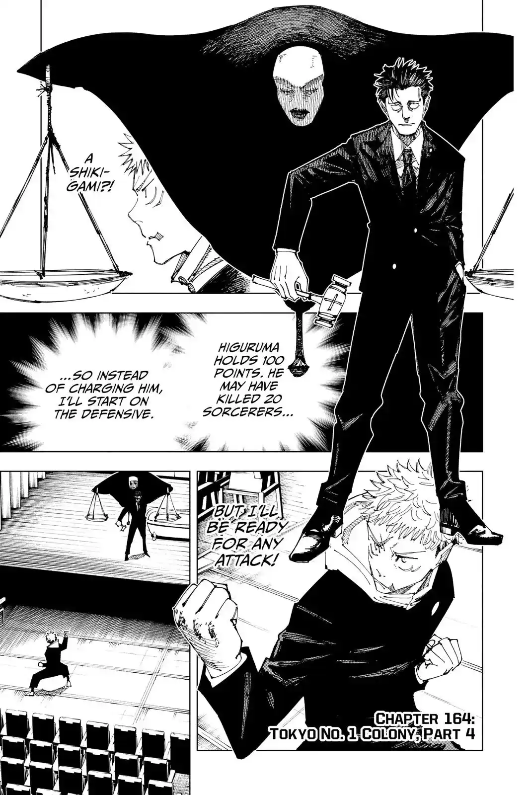Read Jujutsu Kaisen Chapter 164