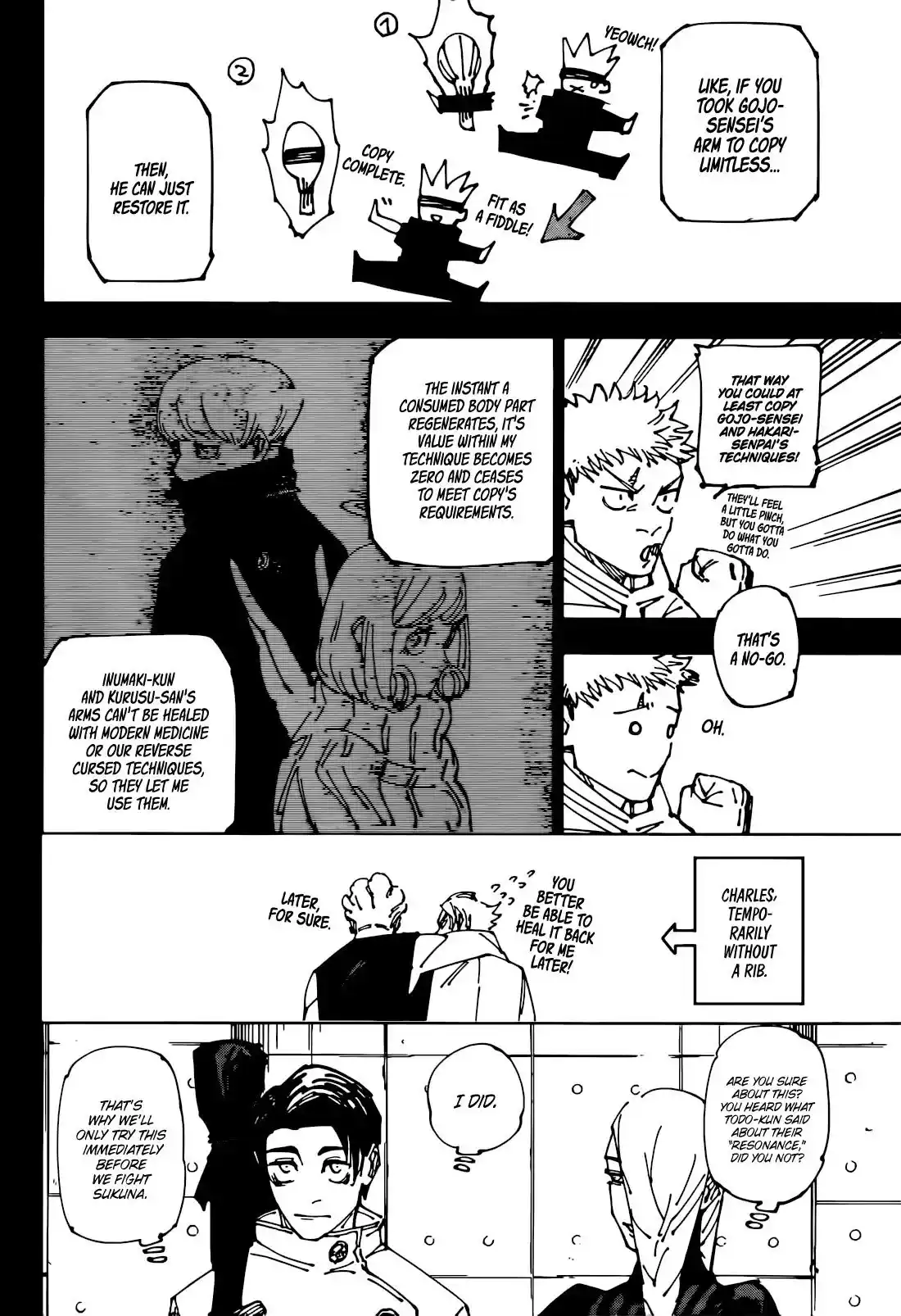 Read Jujutsu Kaisen Chapter 267